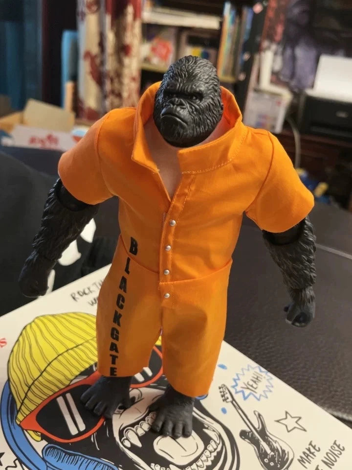 MemoryToys 8''  Prisoner Suit chimpanzee MR.G G 18cm Movable Soldier Figure Mode MEMORYTOYS - KOEEK