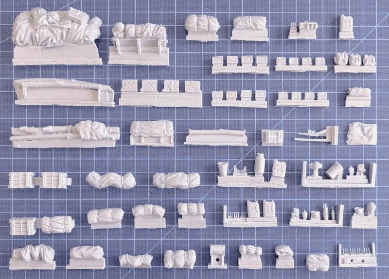 1/35 Resin Assembly Model Kit US M4 Sherman Tank Outfit Pack Modification Parts 07FC0E-D4 - KOEEK