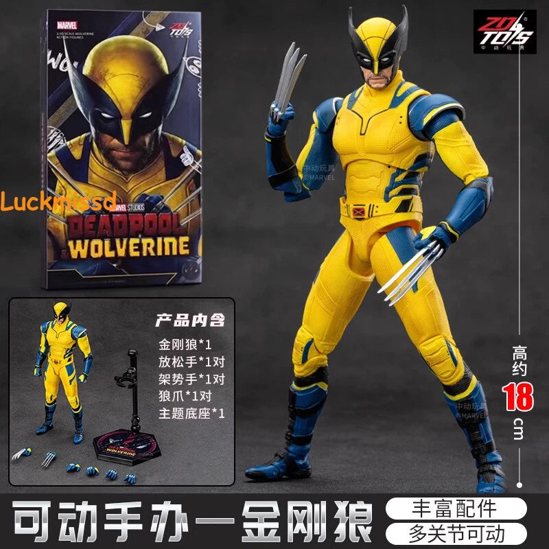 1:10 ZD Toy Deadpool & Wolverine Action Figure Toy Model Collection Xmas Gift BN 07FC0E-D4 - KOEEK