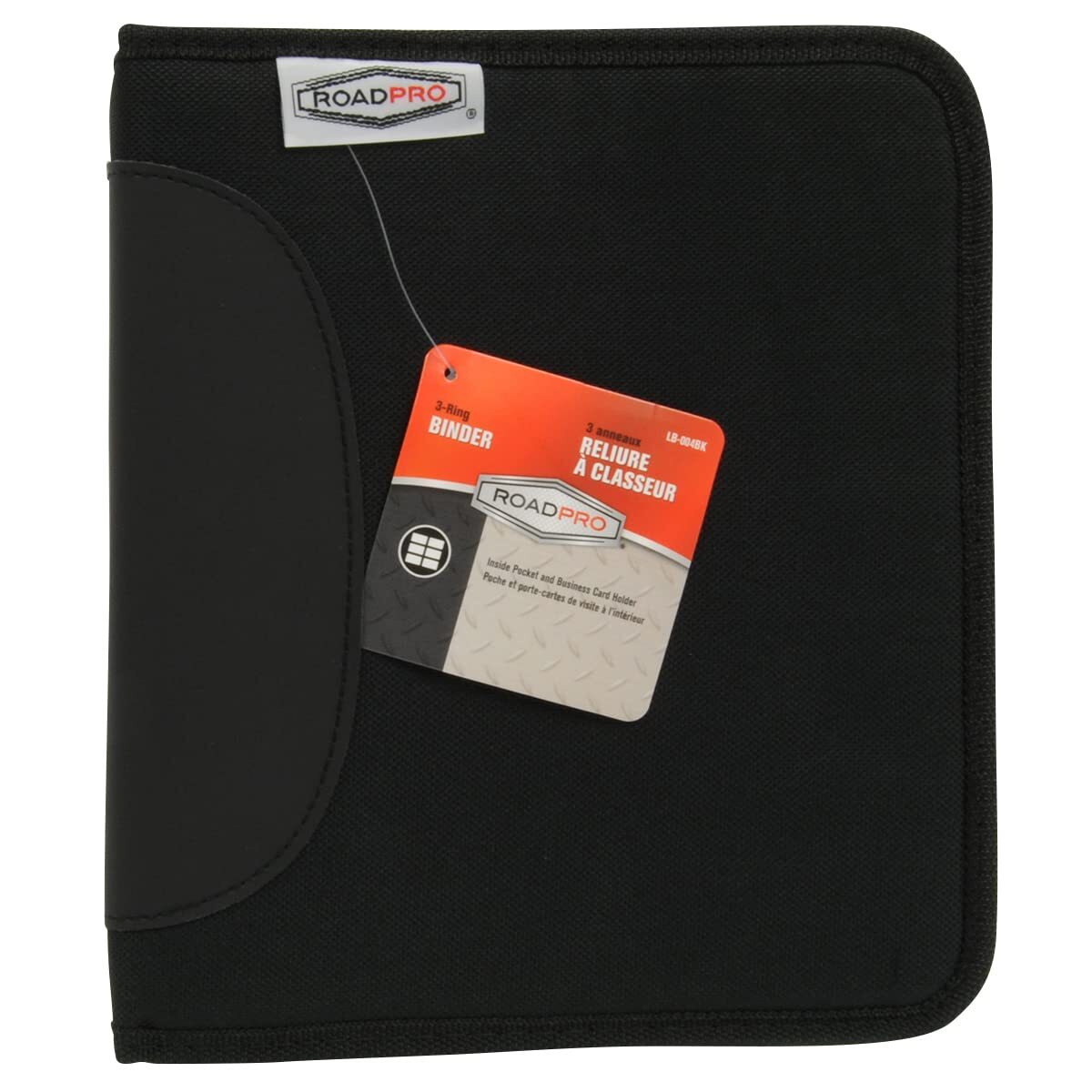 new Roadpro LB-004BK 3-Ring Looseleaf Log Binder - Black