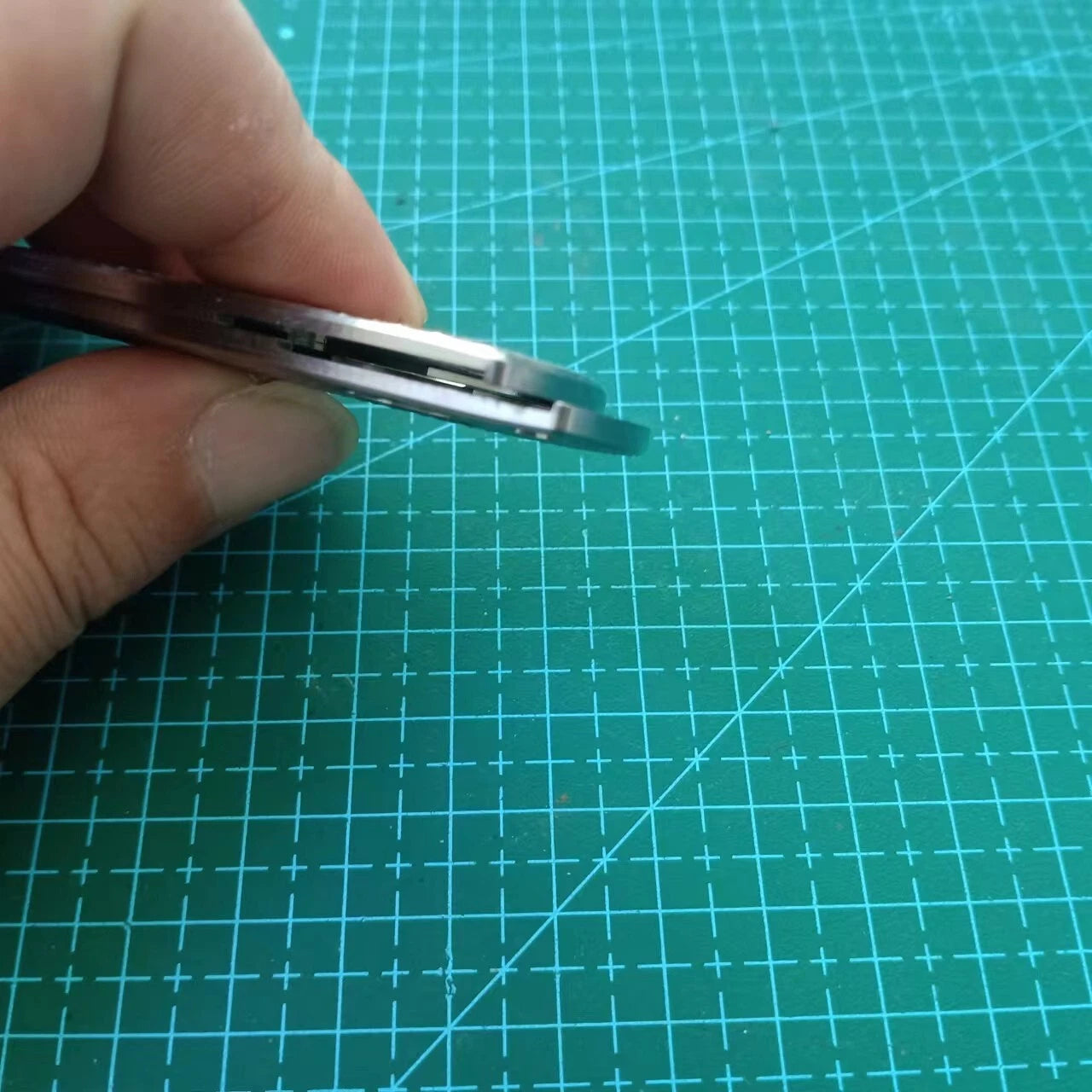 Hot 1Pair Custom MadeTitanium Alloy Handle Scales for Benchmade Bugout 535 Knive 07FC0E-D4 - KOEEK