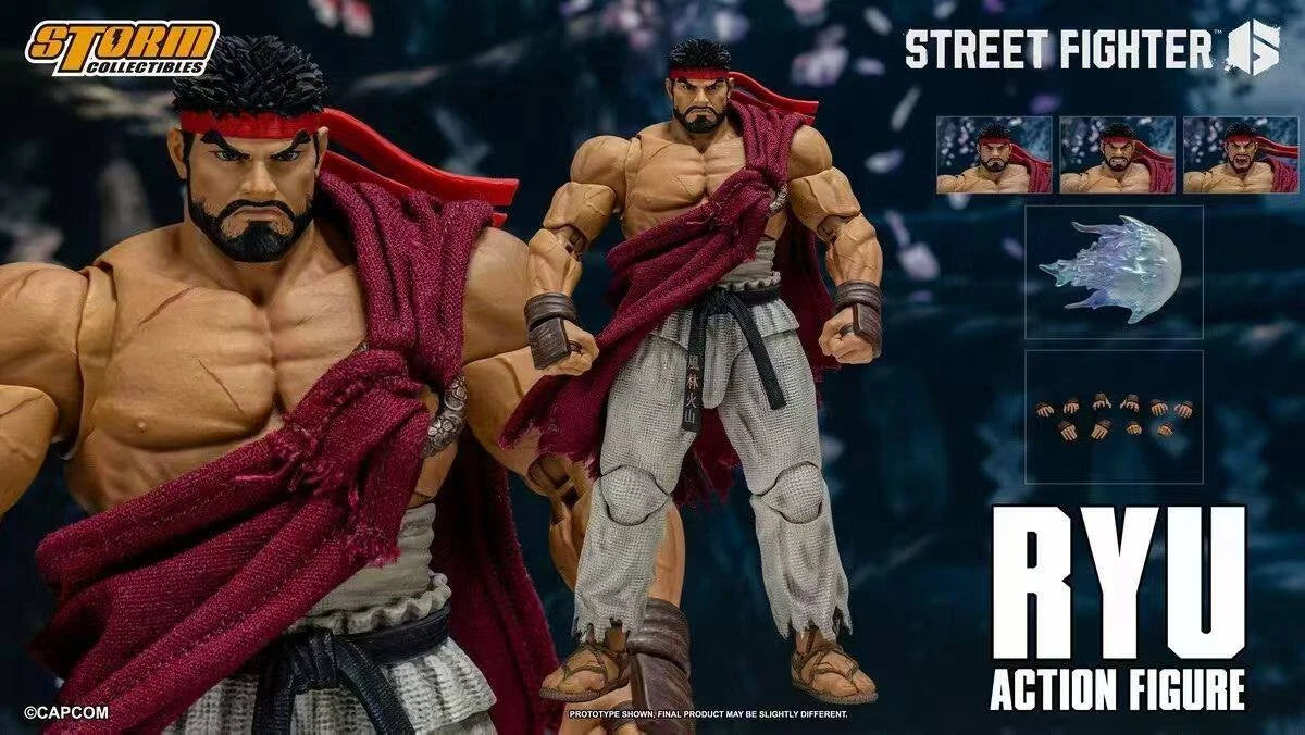 Storm Collectibles Street Fighter 6 Ryu CPSF28 Storm Toys 6" Figure  in Stock 07FC0E-D4 - KOEEK