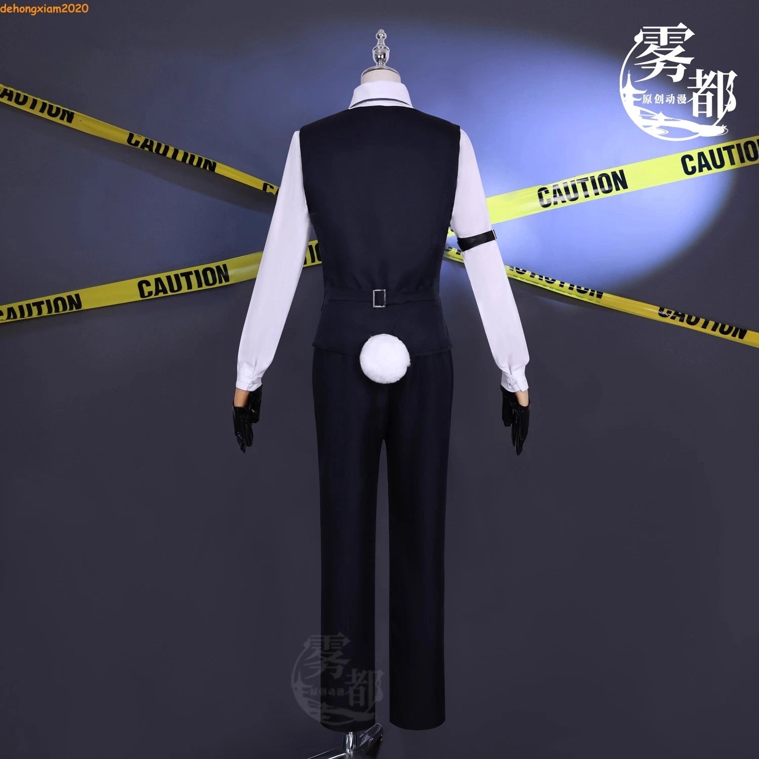 Love and deepspace Xavier Cosplay Costume Bunny Suit Uniform Party Halloween 07FC0E-D4 - KOEEK