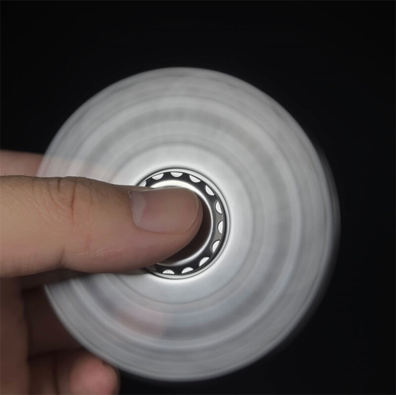 Three Leaf Gear Metal Fidget Spinner Adult EDC Fidget Toys ADHD Hand Spinner Toy 07FC0E-D4 - KOEEK