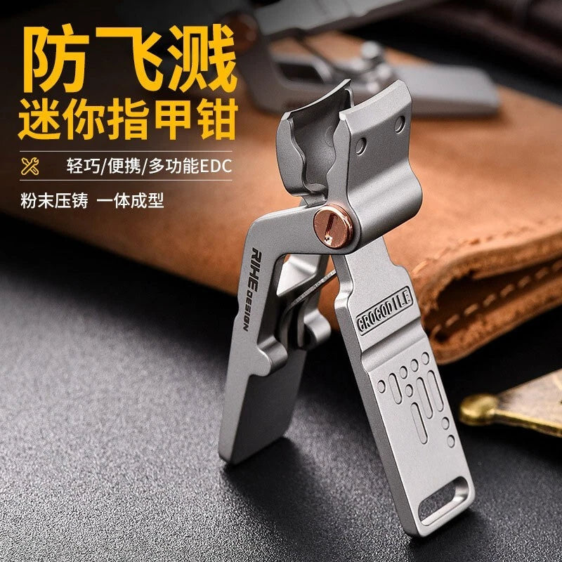 Large Opening Nail Clippers Anti Splash High-end Fingernail Cutter EDC Tools 07FC0E-D4 - KOEEK