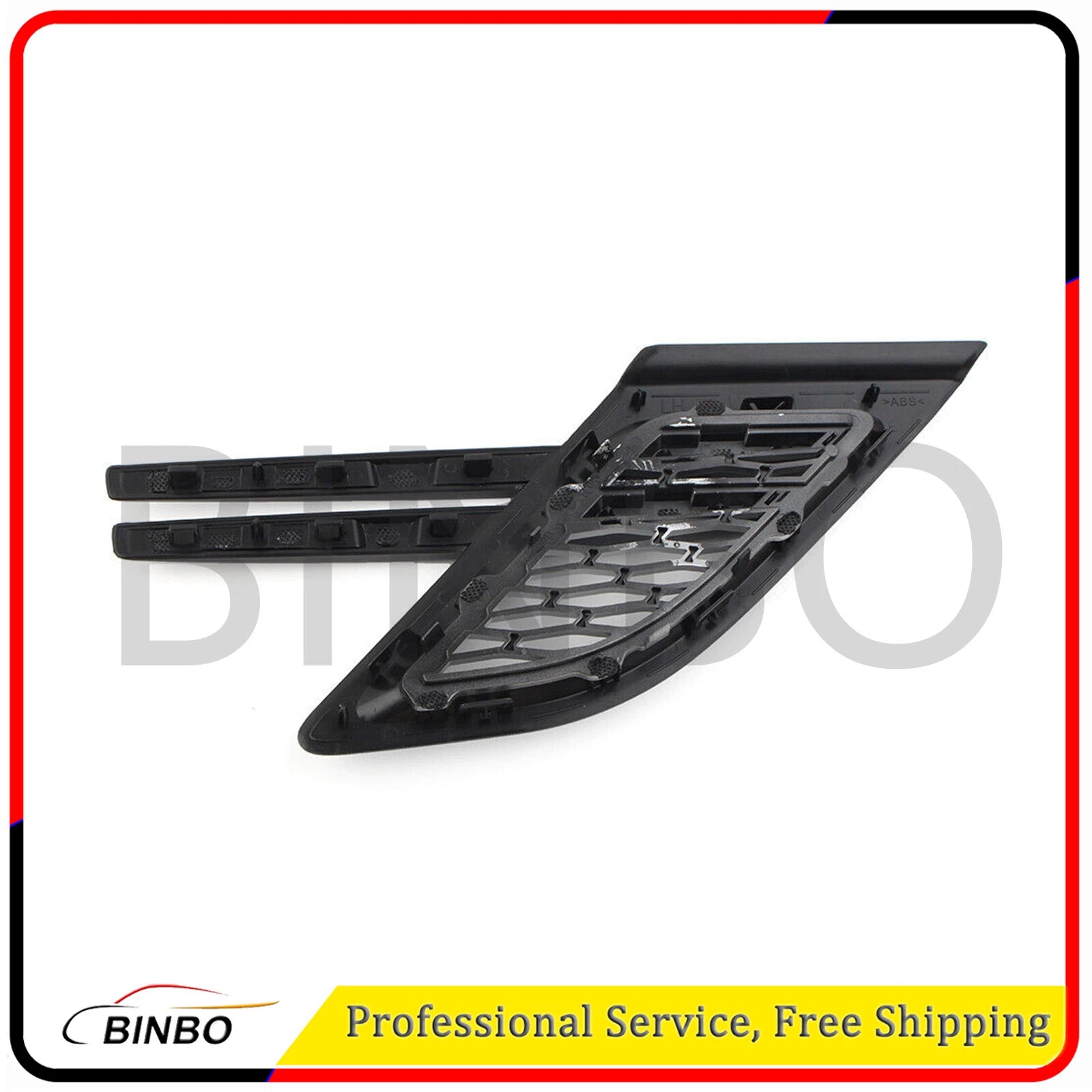 Front Fender Air Vents Grill Silver W/Black Trim L For Range Rover Sport 14-17 07FC0E-D4 - KOEEK