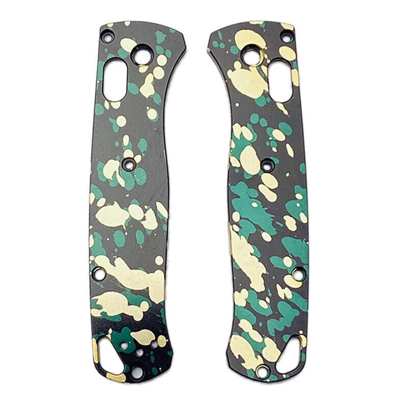 1 Pair Aluminum Handle Patch Grip Scales for Benchmade Bugout 535 Folding Knives 07FC0E-D4 - KOEEK
