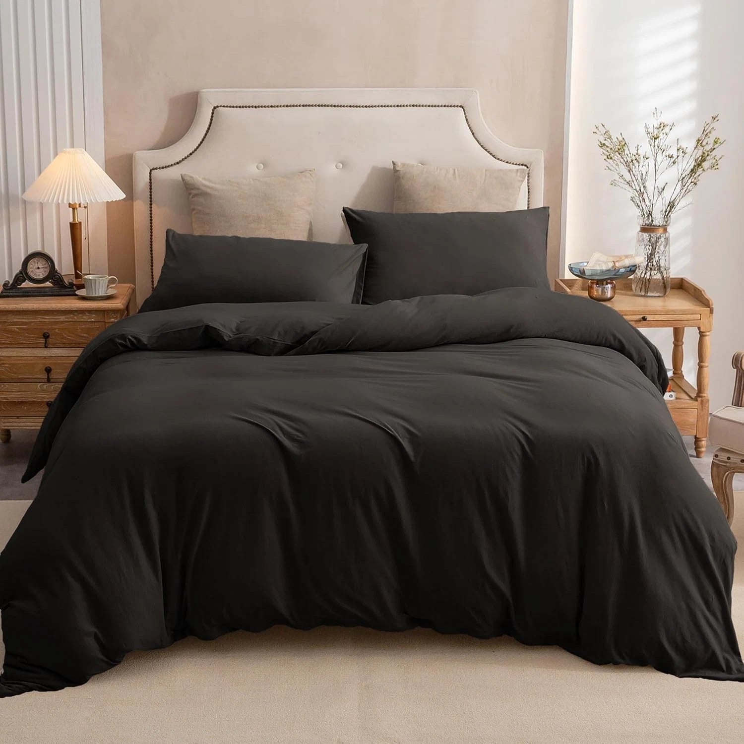 Knitted bedding set  cotton T-shirt fabric 07FC0E-D4 - KOEEK