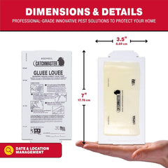 new Catchmaster Mouse and Insect Glue Boards, 75-Pack Traps Indoor white CATCHMASTER - KOEEK