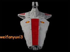1/3200 Star Wars Venator-class Star Destroyer 3D Print Assemble Model Kit w/Base 07FC0E-D4 - KOEEK