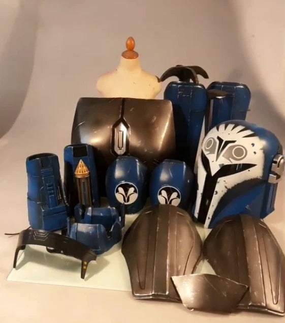 Star Wars Mandalorian Bo Katan Kryze Cosplay Full Body Armor Set&FRP Helmet Prop 07FC0E-D4 - KOEEK