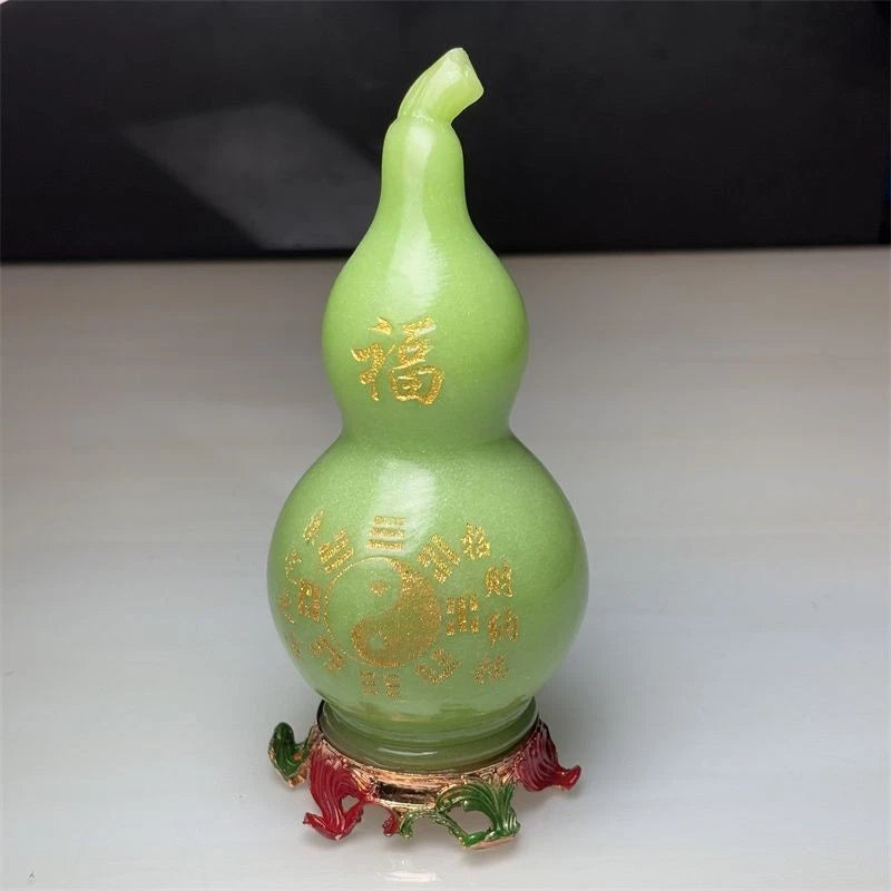 Glow Bagua Gourd Figurine Feng Shui Home Office Study Wine Cabinet Decor 07FC0E-D4 - KOEEK