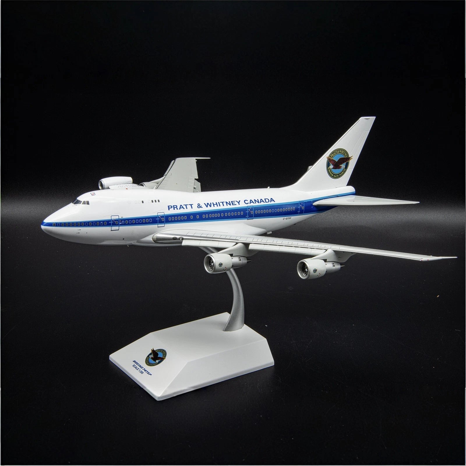 JC Wings 1:200 Boeing 747SP C-GTFF Model Plane Aerial Test Bench Diecast Airplan JC_WINGS - KOEEK