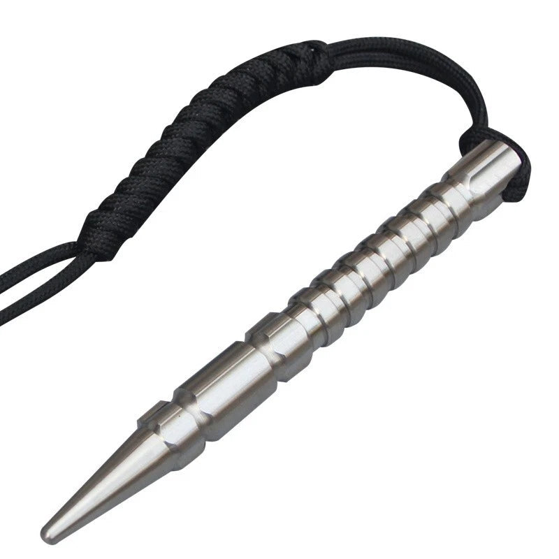 Titanium Alloy Stick Collection Multi-functional Portable Stick Outdoor Tool 07FC0E-D4 - KOEEK