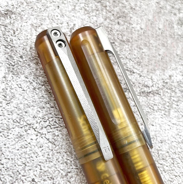 Portable PEI Titanium Alloy Signature Pen Writing Outdoor EDC Pocket Multi-Tools 07FC0E-D4 - KOEEK