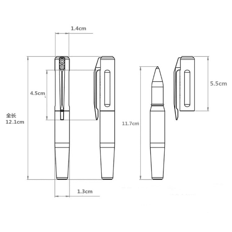 Portable PEI Titanium Alloy Signature Pen Writing Outdoor EDC Pocket Multi-Tools 07FC0E-D4 - KOEEK