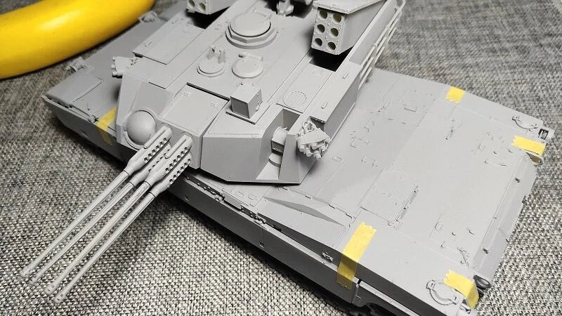 3D Printed 1/35 US AGDS-II Mississippi Anti-aircraft Cannon Model Kit 07FC0E-D4 - KOEEK