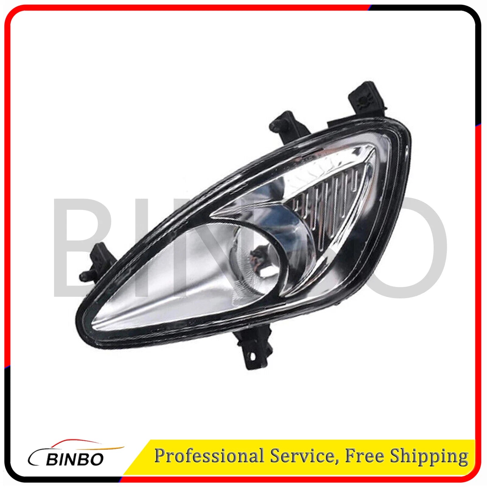 Fog Lamp Light Chrome Housing Pair For 2007-2009 Mercedes Benz S-Class W221 S550 07FC0E-D4 - KOEEK
