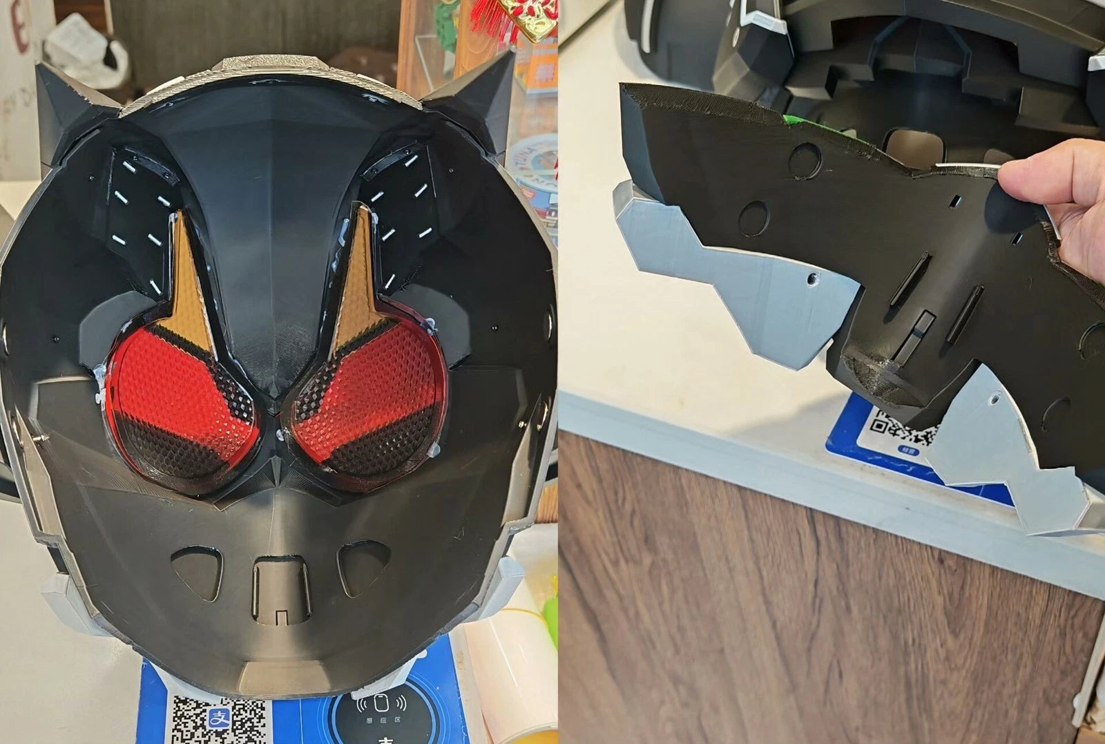 KAMEN RIDER TYCOON 1/1 Wearable Mask Helmet 3D Printing Cosplay Halloween Props 07FC0E-D4 - KOEEK