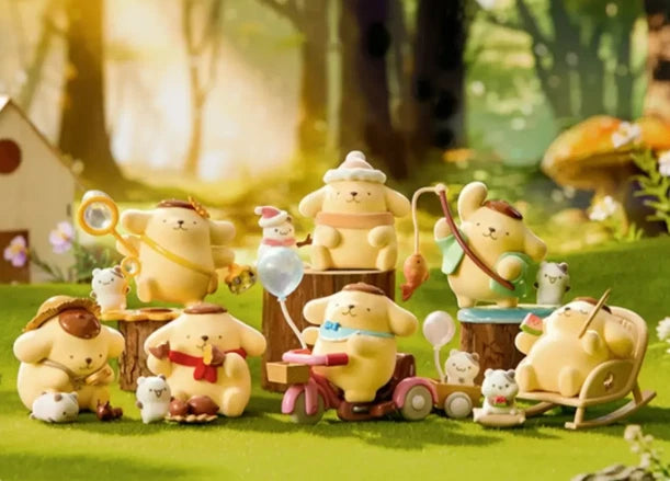 MINISO Sanrio Pompompurin Childhood Seasons Series Confirmed Blind Box Toy Gift MINISO - KOEEK