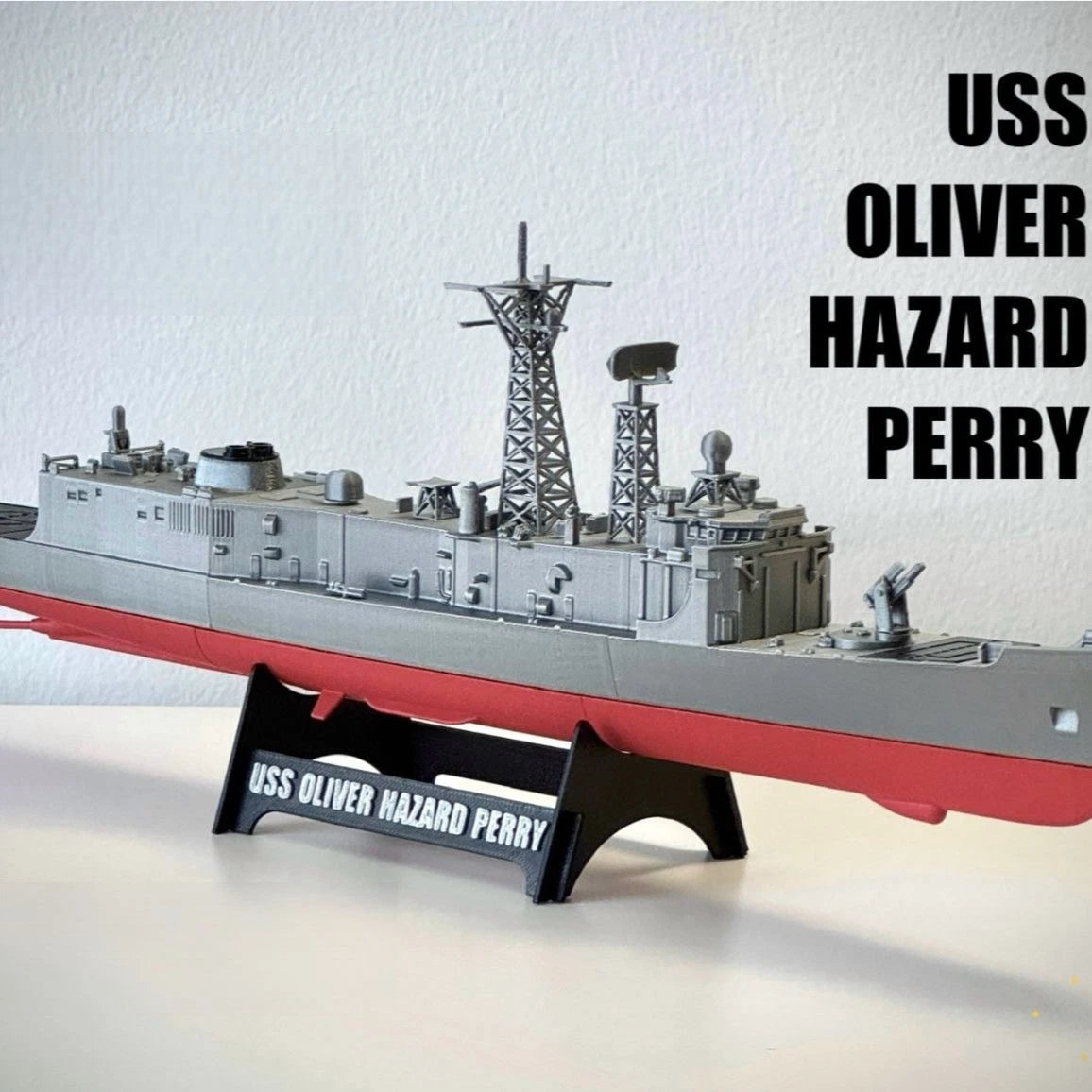 US Navy Perry-class Missile Frigate3D Printed High DetailStatic ShipDisplayModel 07FC0E-D4 - KOEEK