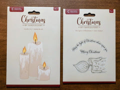 Crafters Companion Christmas By Candlelight Dies:Candle Trio Dies/Light Stamps! 07FC0E-D4 - KOEEK
