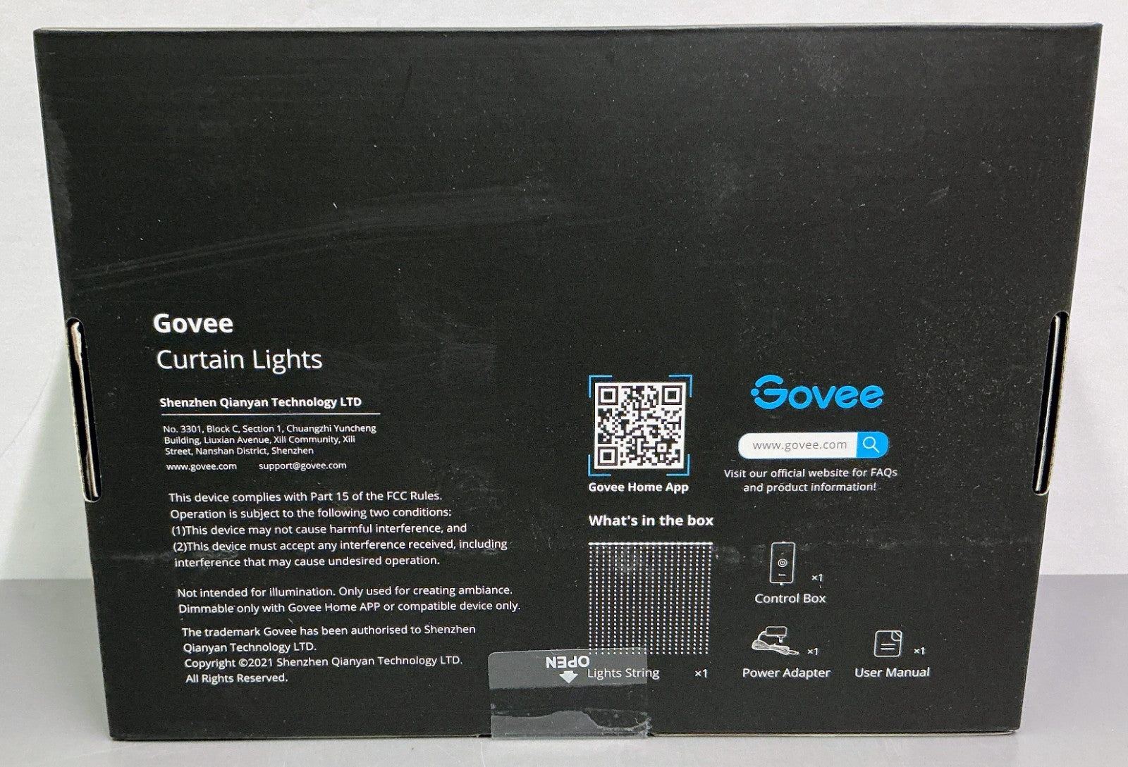 Govee 4.9ft. X 6.5ft. RGBIC Smart Curtain Lights GOVEE - KOEEK