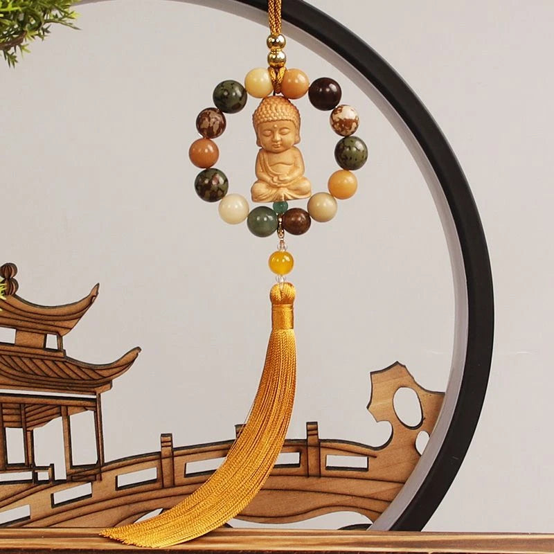 Bodhi Car Pendant Buddha Car Hanging Jewelry PingAn  Year Car 07FC0E-D4 - KOEEK