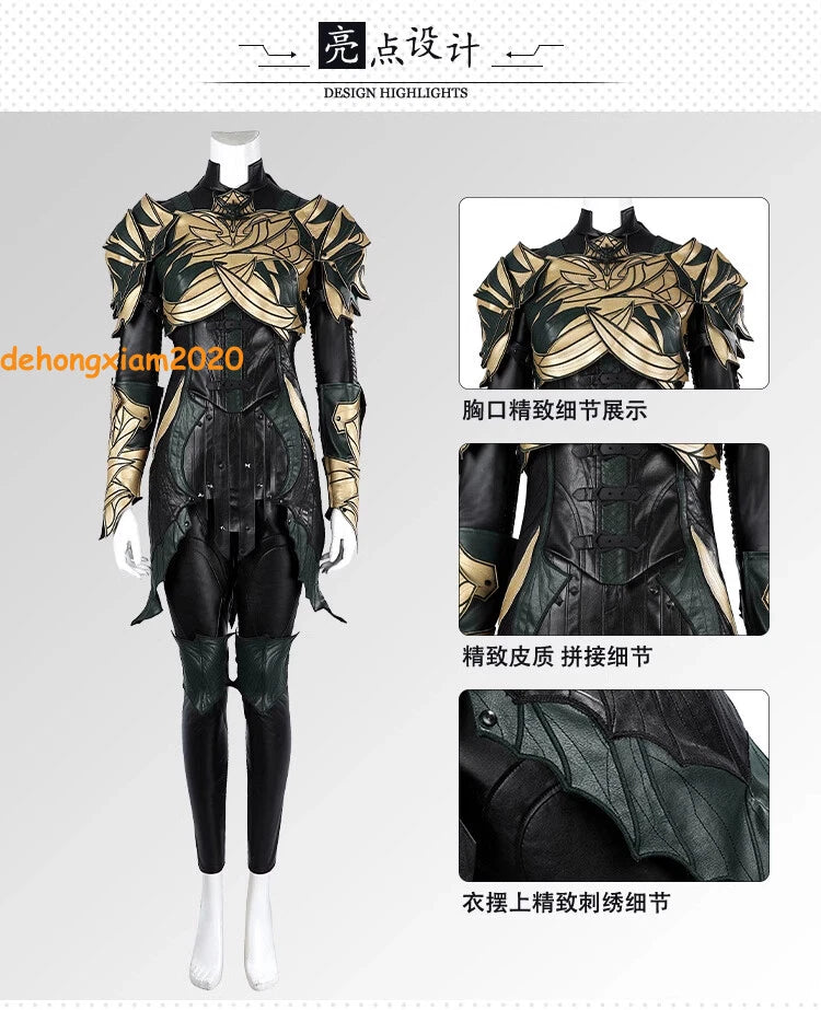 Baldur's Gate 3 Minthara Cosplay Costume Outfit Women's Game Full Set Halloween 07FC0E-D4 - KOEEK