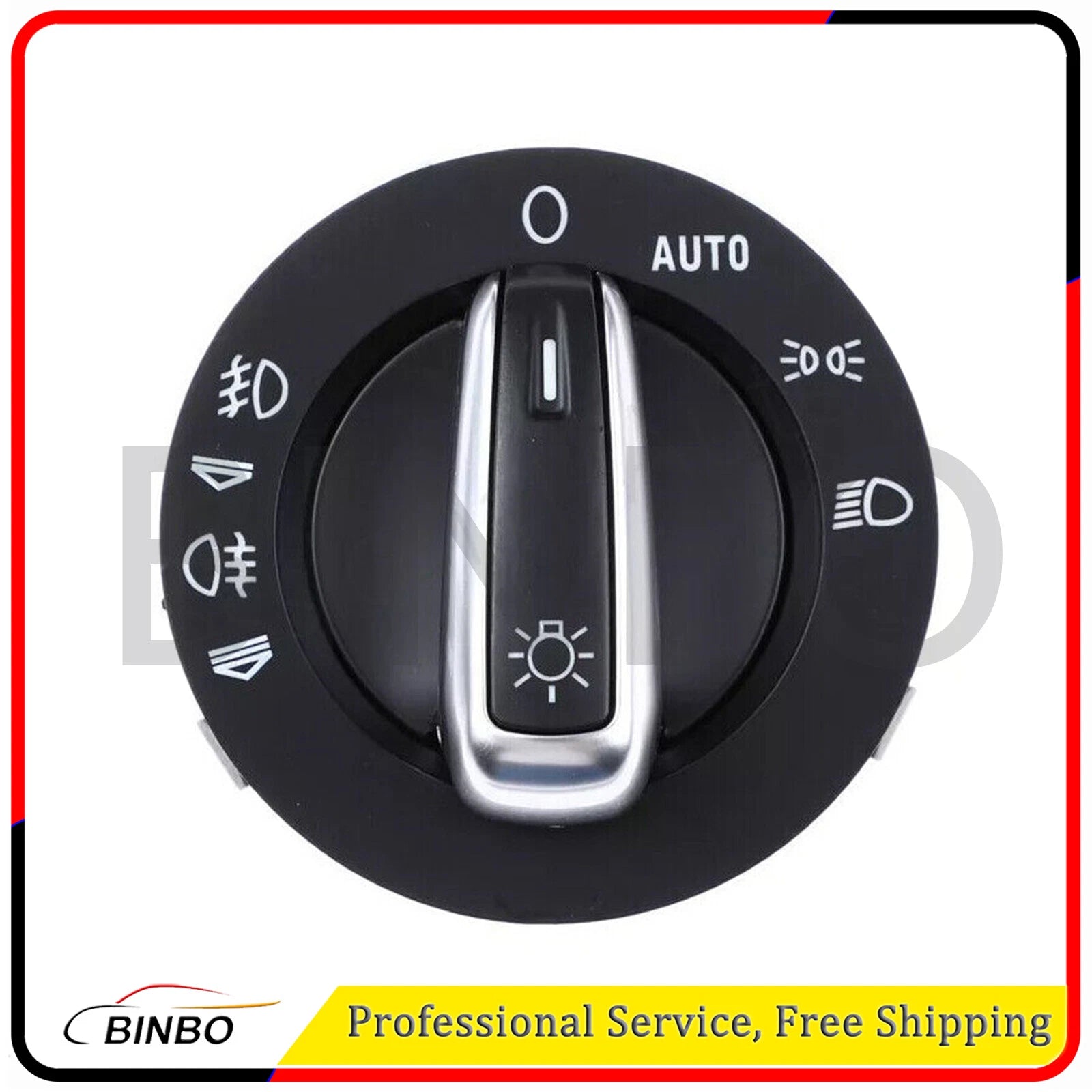 Headlight Fog Light Switch For 2005-2015 AUDI A6 Q7 S6 4F1941531E 07FC0E-D4 - KOEEK