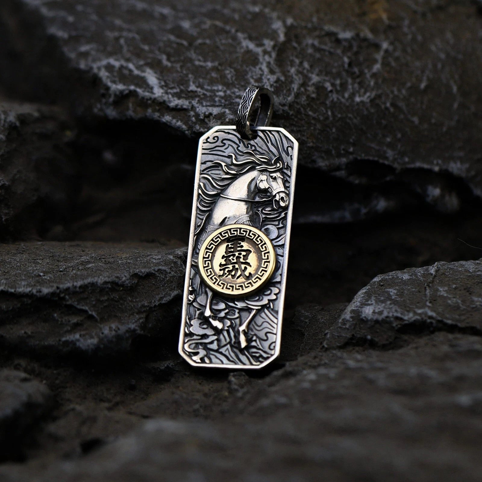 Handmade Horse Zodiac Charm Chinese Style Vintage Pendant Accessories 07FC0E-D4 - KOEEK