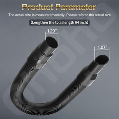 new 14-37-0105 Vacuum Hose Replacement for Milwaukee 0880-20 0970-20 Black 07FC0E-D4 - KOEEK