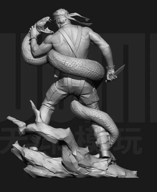 1/24 Resin Snake Fighter Killer Monster Warrior Unpainted Unassembled 6342 07FC0E-D4 - KOEEK
