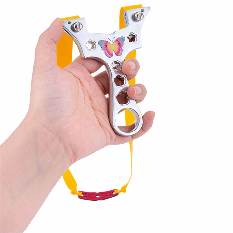 Butterfly Slingshot Slingbow Hunting Catapult Flat Rubber Band Archery Shooting 07FC0E-D4 - KOEEK