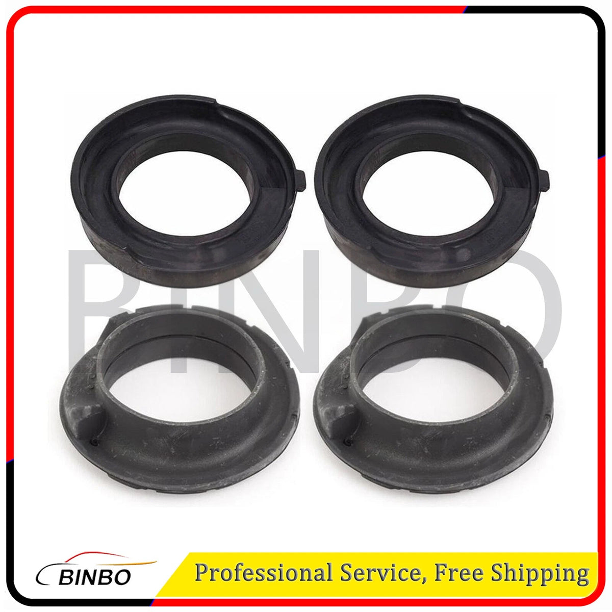 4X Front Suspension Spring Upper Shim Spacer Mount Pad For BMW X5 X6 E70 E71 E72 07FC0E-D4 - KOEEK