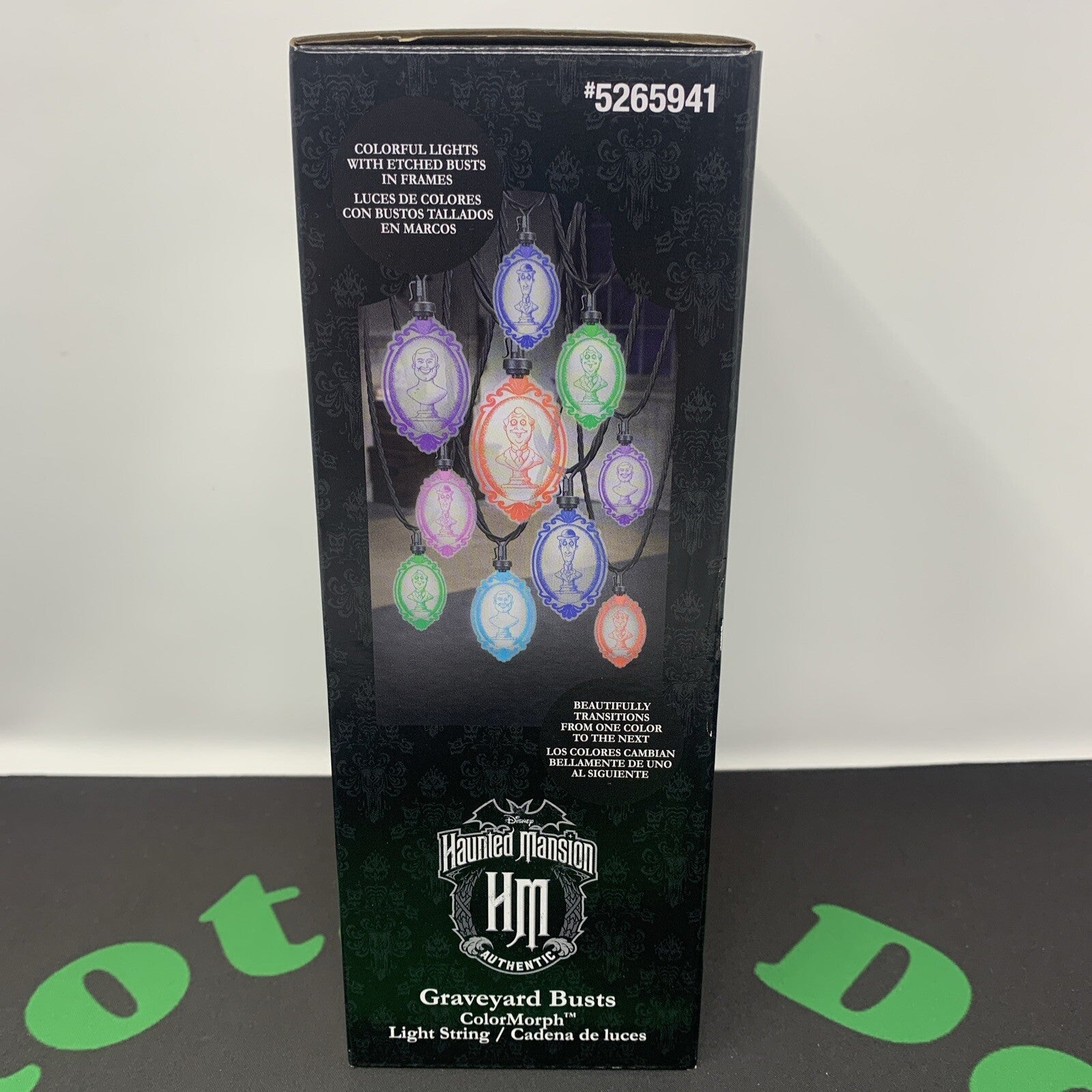 Disney Haunted Mansion Graveyard Busts Color Morph Set of 10 String Lights Gemmy GEMMY - KOEEK
