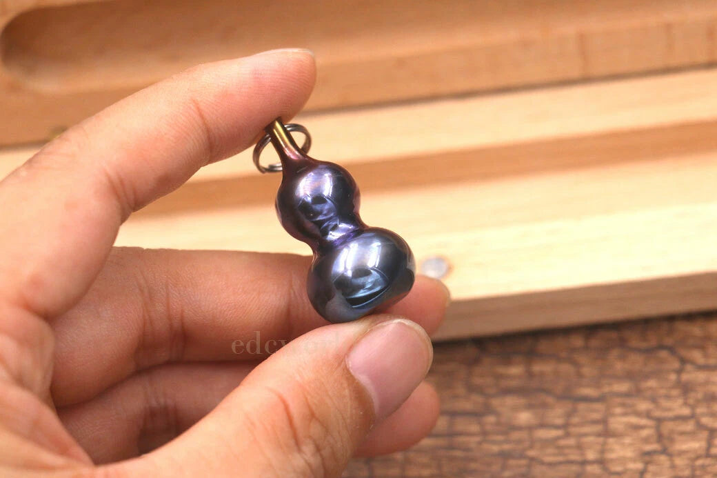 Tiremet Titanium Ti Gourd Type Keychain EDC Necklace Pendant Zipper Hea33F TIREMET - KOEEK