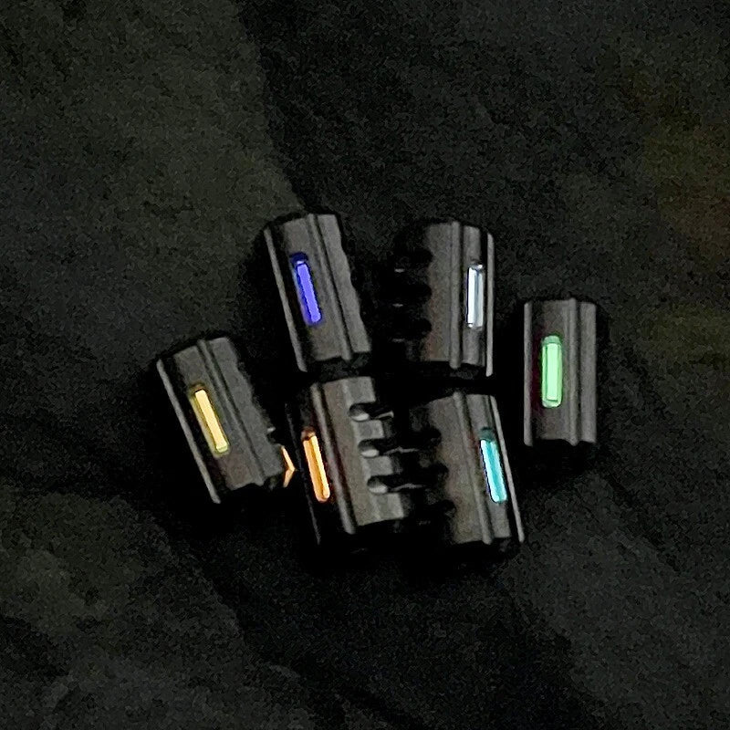 Titanium Knife Lanyard Bead Paracord Pendant Glow in the Dark 25 Years Life EDC 07FC0E-D4 - KOEEK