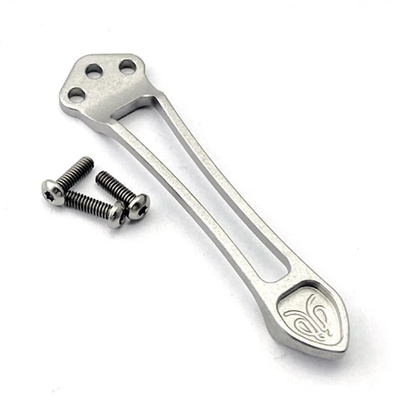 Titanium Back Clip Pocket Clip For Benchmade a 535 Bugout Folding Knife 07FC0E-D4 - KOEEK
