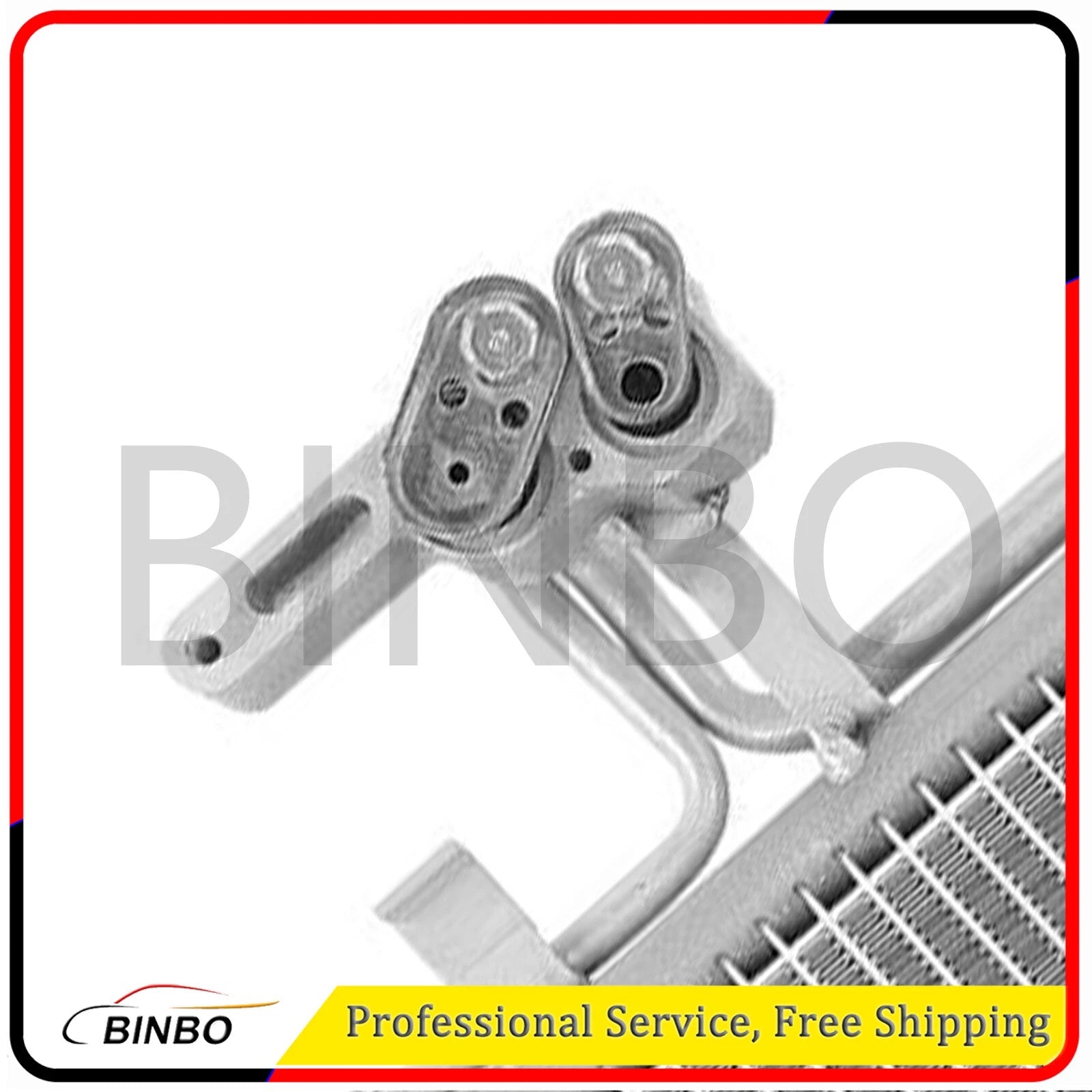 Front AC Condenser w/ Drier for Land Rover Range Rover Evoque 2012-2016 L4 2.0L 07FC0E-D4 - KOEEK