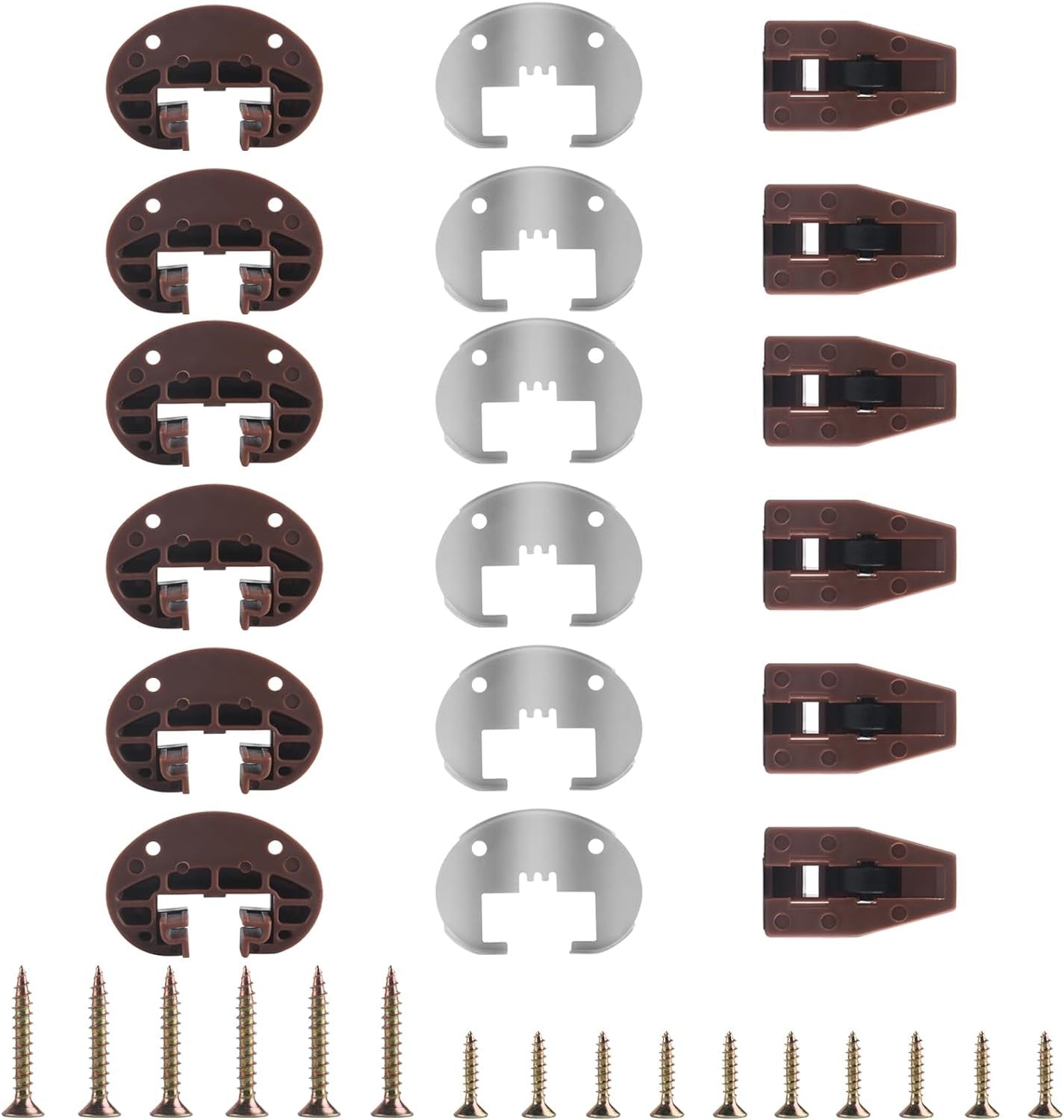 new Dresser Drawer Slides Replacement Kit for Kenlin Rite-Trak II Model Brown