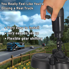 new XSLOER USB Truck Simulator Shifter - Gearshifter Knob for ATS ETS2 PC Racing... 07FC0E-D4 - KOEEK