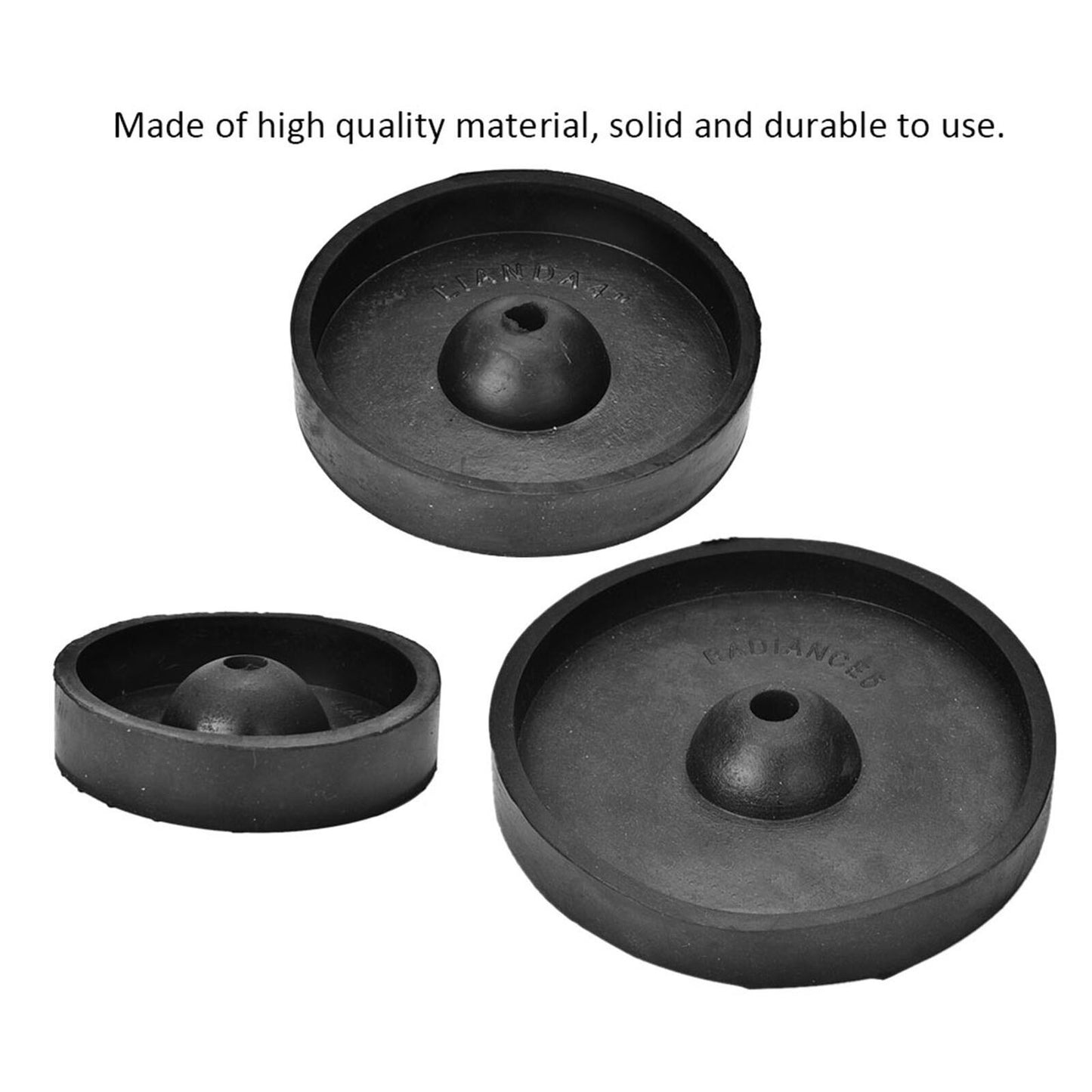 ny Gummi Sprue Base Smykkebehandling Tilbehør Base Plate For Wax Casting AB