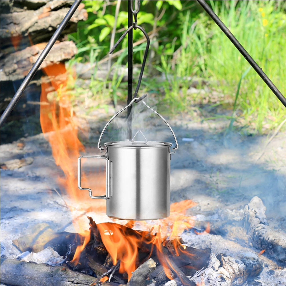 1050ML Stainless Steel Water Bottle Wide Mouth Single Wall with Leak Proof 07FC0E-D4 - KOEEK