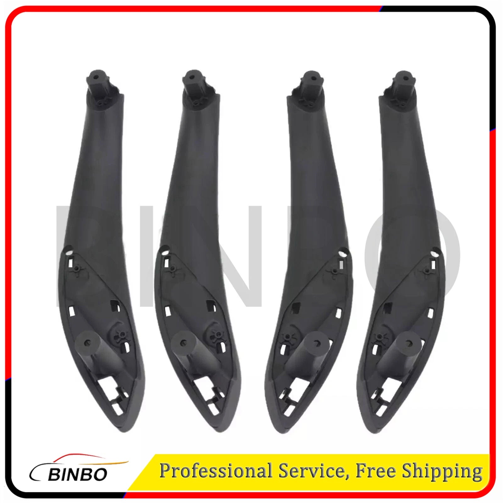 4 Pcs For BMW F30 F80 F31 Front Left & Right Inner Trim Door Pull Handle Black 07FC0E-D4 - KOEEK