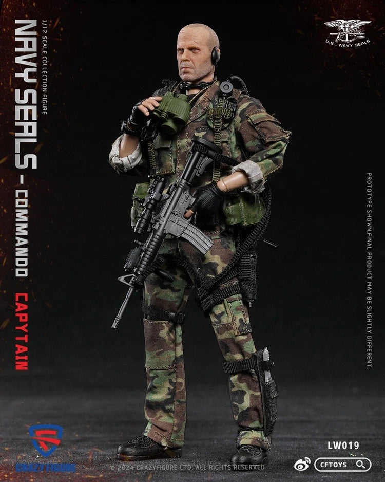 CFTOYS Special Assault Team-Captain 1/12 Soldier Action Figure Model Collection CFTOYS - KOEEK