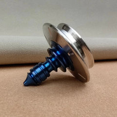 Titanium Spinning Top Finger Spinner Ceramic Bead Fidget Stainless Steel EDC Toy 07FC0E-D4 - KOEEK