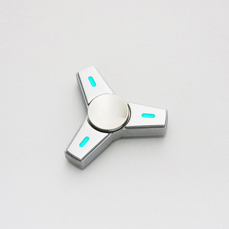 Luminous Threeleaf Fidget Spinner EDC Fidget Toys Metal Hand Spinner ADHD Tool 07FC0E-D4 - KOEEK