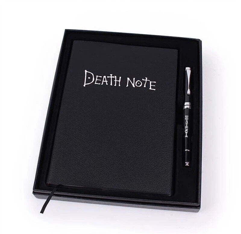 Death Note Yagami Light Cosplay Notebook Notepad With Signature Pen And Box Gift 07FC0E-D4 - KOEEK