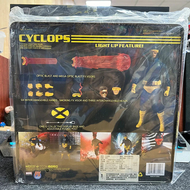 MEZCO Cyclops Light Up Version Feature Marvel Classic 1/12 Action Figure MEZCO - KOEEK
